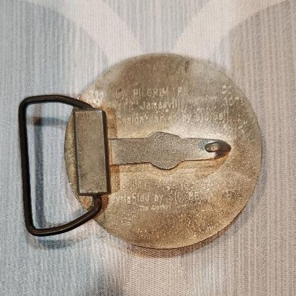 Vintage Pewter belt buckle by Sid Bell - Picture 2 of 2